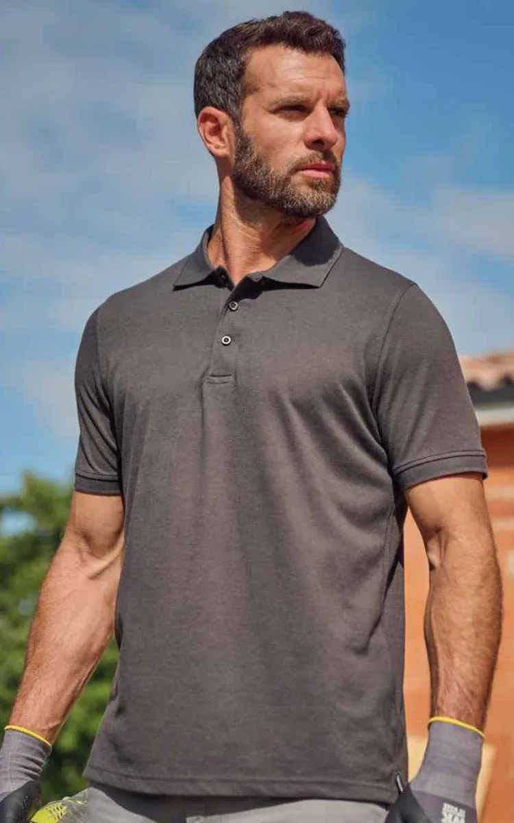 Embroidered polo shirts for hospitality and office teams — polo printing Woking